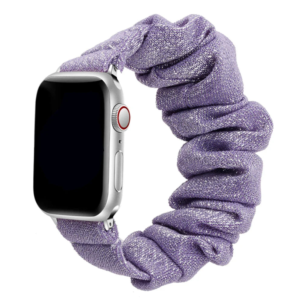 Apple Watch Scrunchie Strap - Soft Elastic Nylon Loop Band