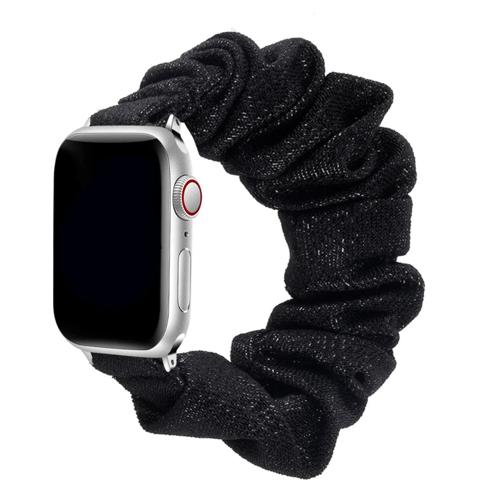 Apple Watch Scrunchie Strap - Soft Elastic Nylon Loop Band