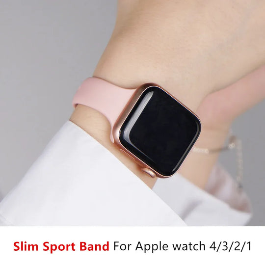 Apple Watch Silicone Band - Soft, Comfortable, Versatile