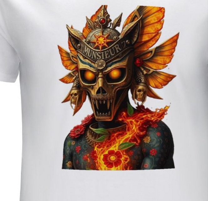 Lost Tribe of Munsieur Tee for Men "Jester" (High Definition & Front Printing)