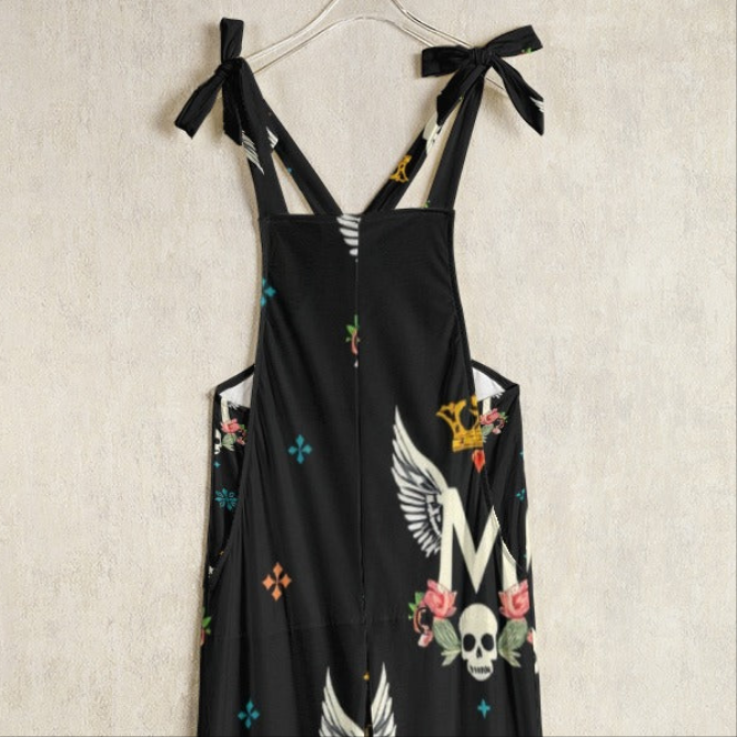 Munsieur Luxury All-Over Print Jumpsuit with Urban Style