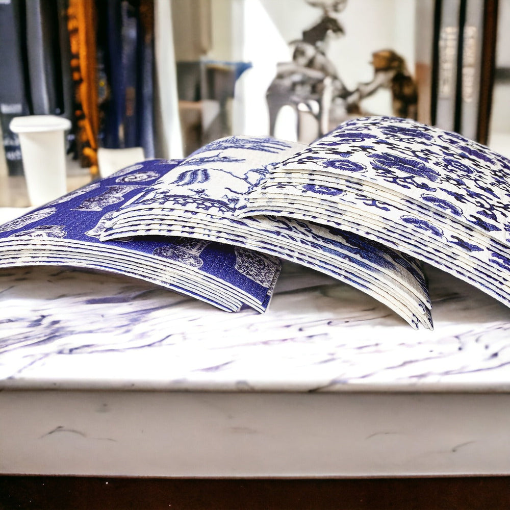 Chinoiserie Eco Kitchen Cloths - Biodegradable Cellulose Cotton, 3 Designs