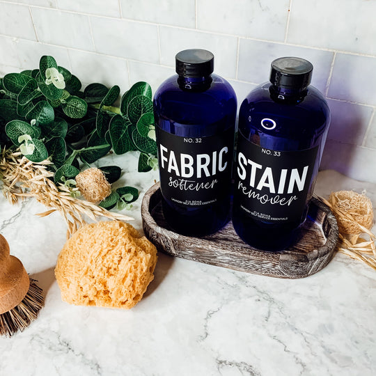 16oz Glass Tumbler Blue With Black Label - Reusable BPA Free Drinking Cup