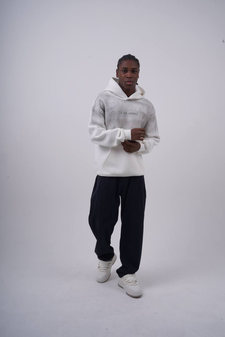 "I'm Not Normal" Graphic Hoodie