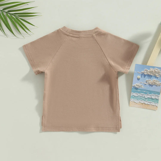 Toddler Kids Baby Girls Boys Summer Casual Tops - # BOAA11510016