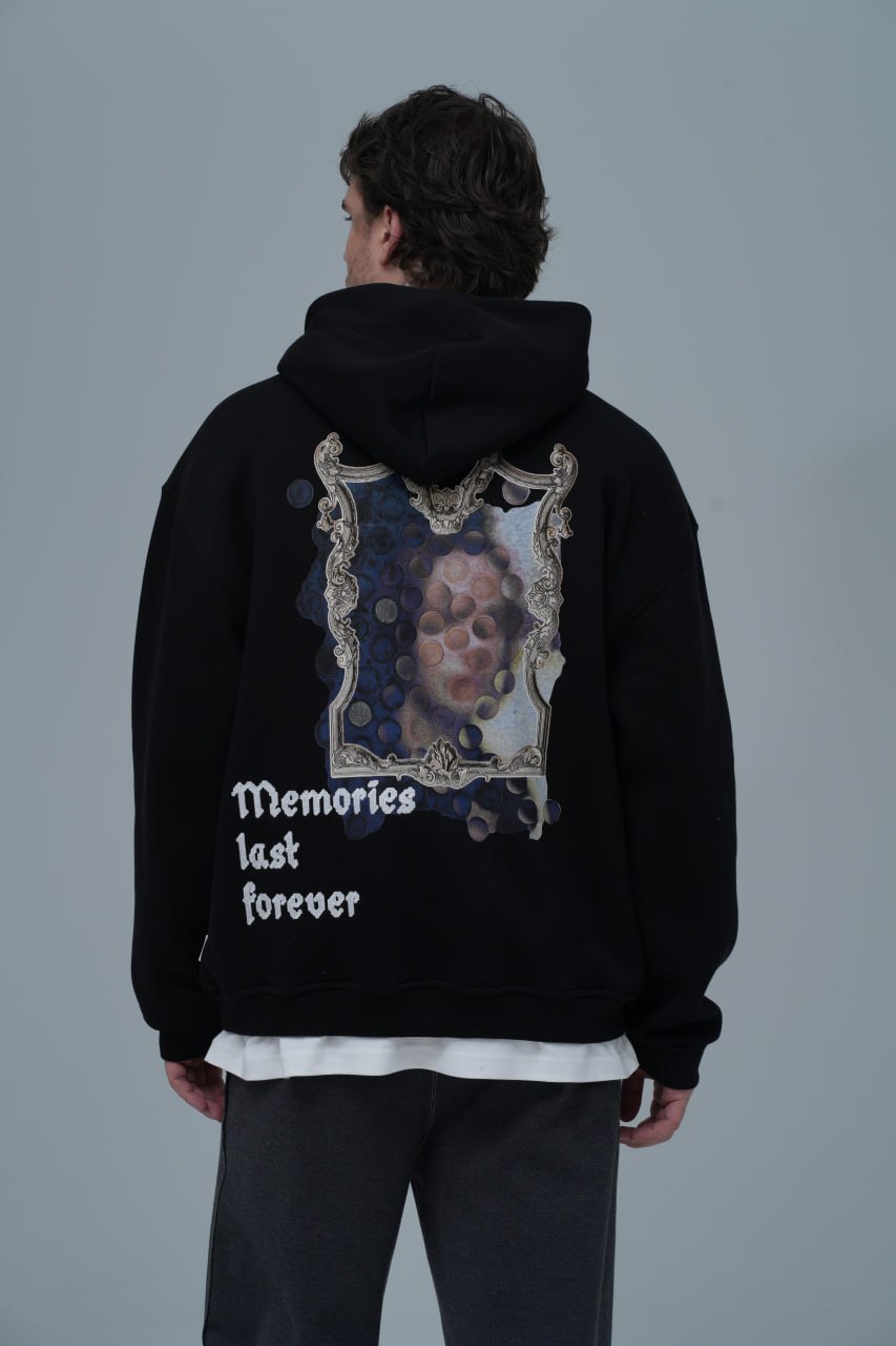 "Memories Last Forever" Surrealist Graphic Hoodie