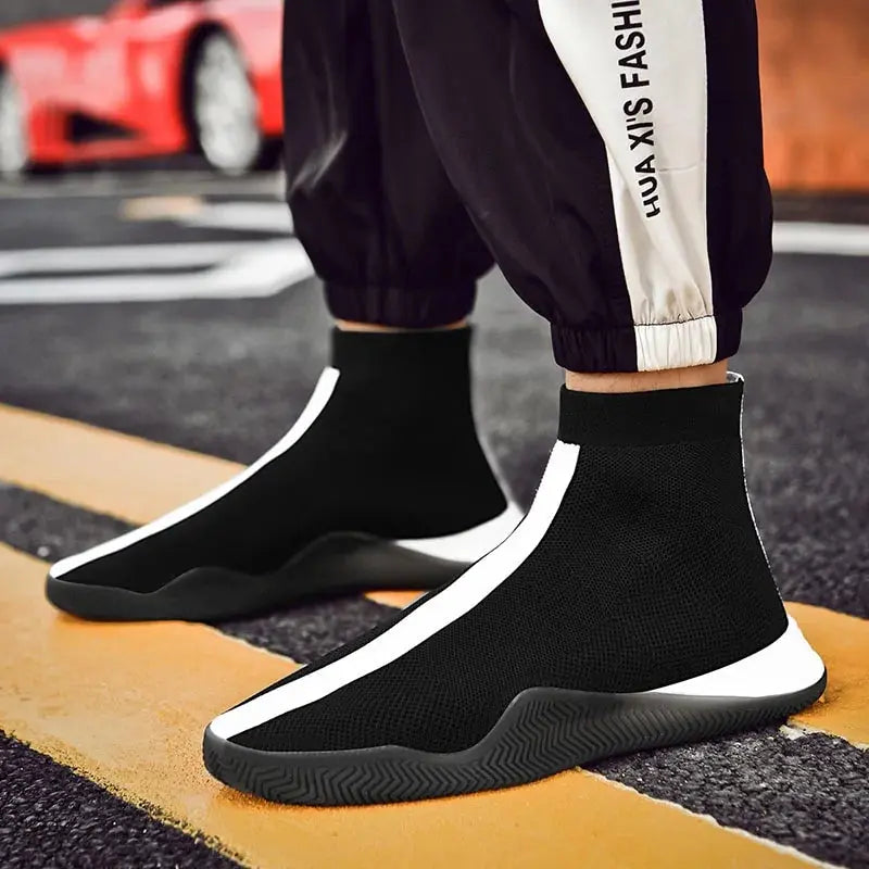 Men's Comfy Sock-Style Sneakers