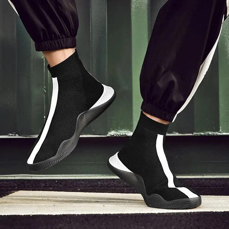 Men's Comfy Sock-Style Sneakers