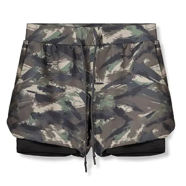 Men's Sport Shorts | Double-Deck Design & Breathable Polyester Material