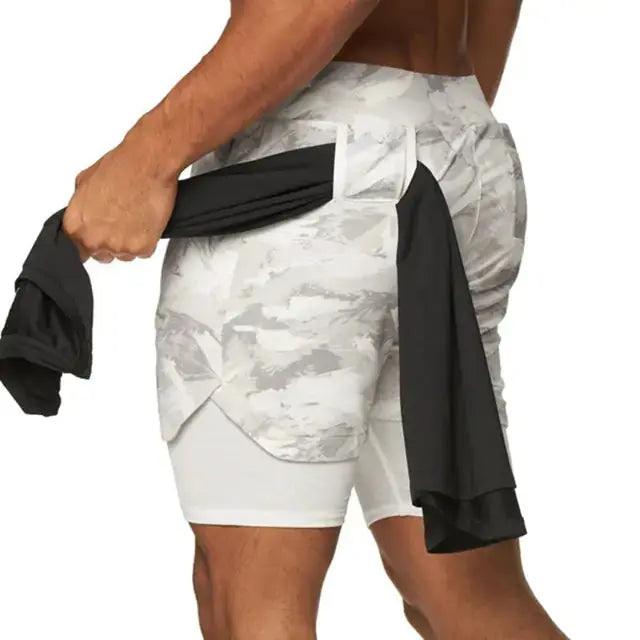 Men's Sport Shorts | Double-Deck Design & Breathable Polyester Material