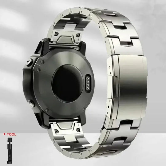 Garmin Steel Band - Modern QuickFit Design Strap