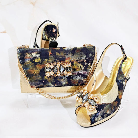 Charming Shoes And Bag Matching Set HN1-1