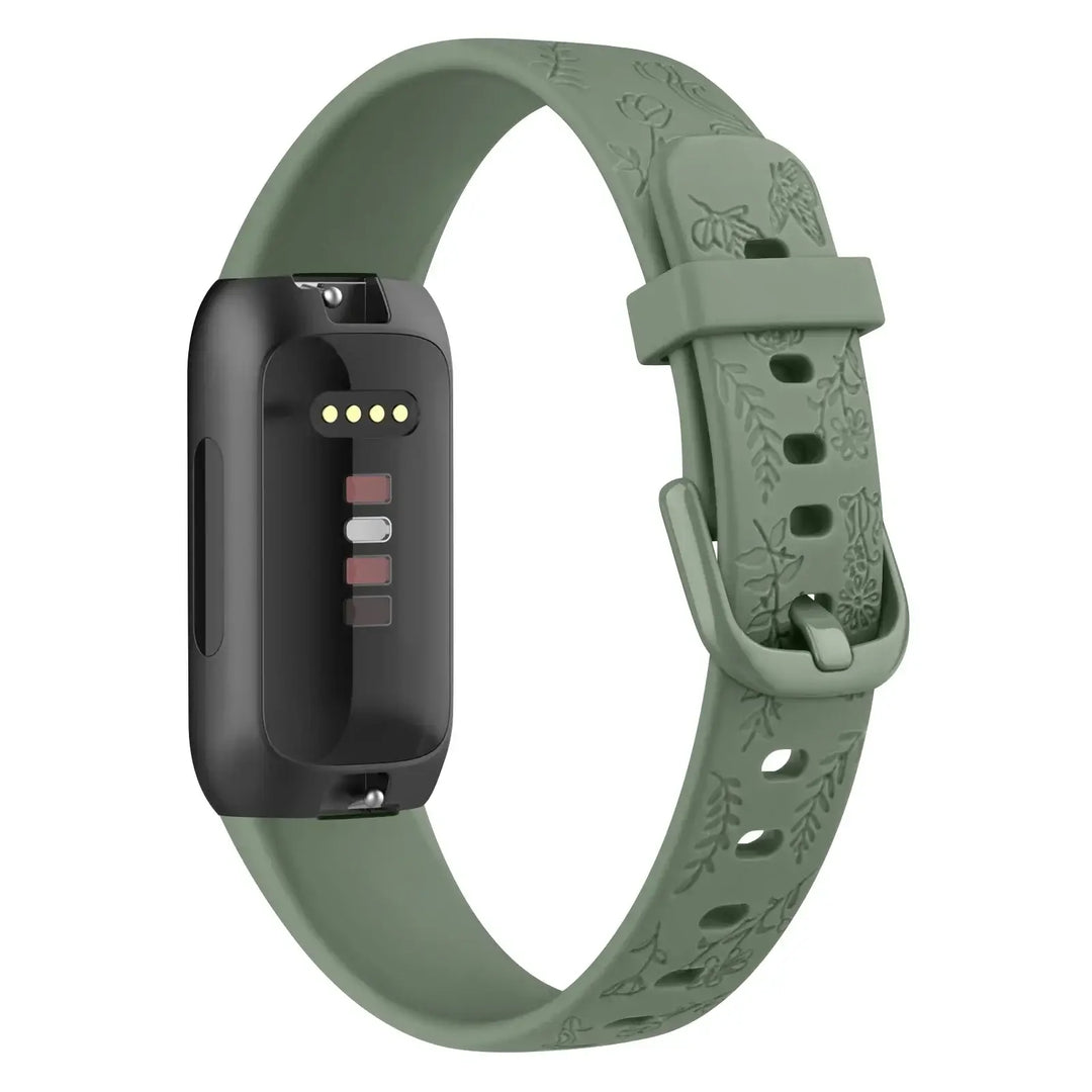 Fitbit Inspire 3 Silicone Band with Designs – Stylish Patterned Strap