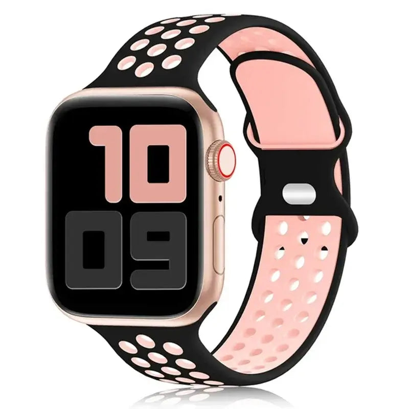 Apple Watch Silicone Band - Soft Breathable Design