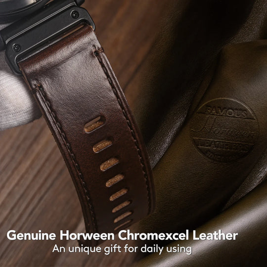 Garmin Soft Leather Band - Premium Strap