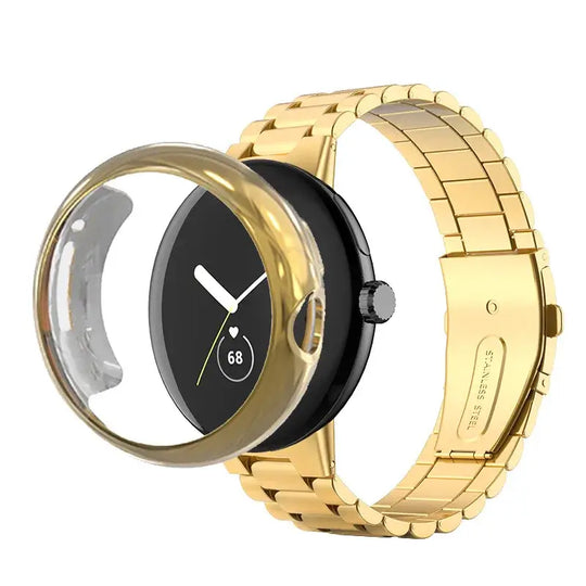 Google Pixel Stainless Steel Band and Case - Premium Design