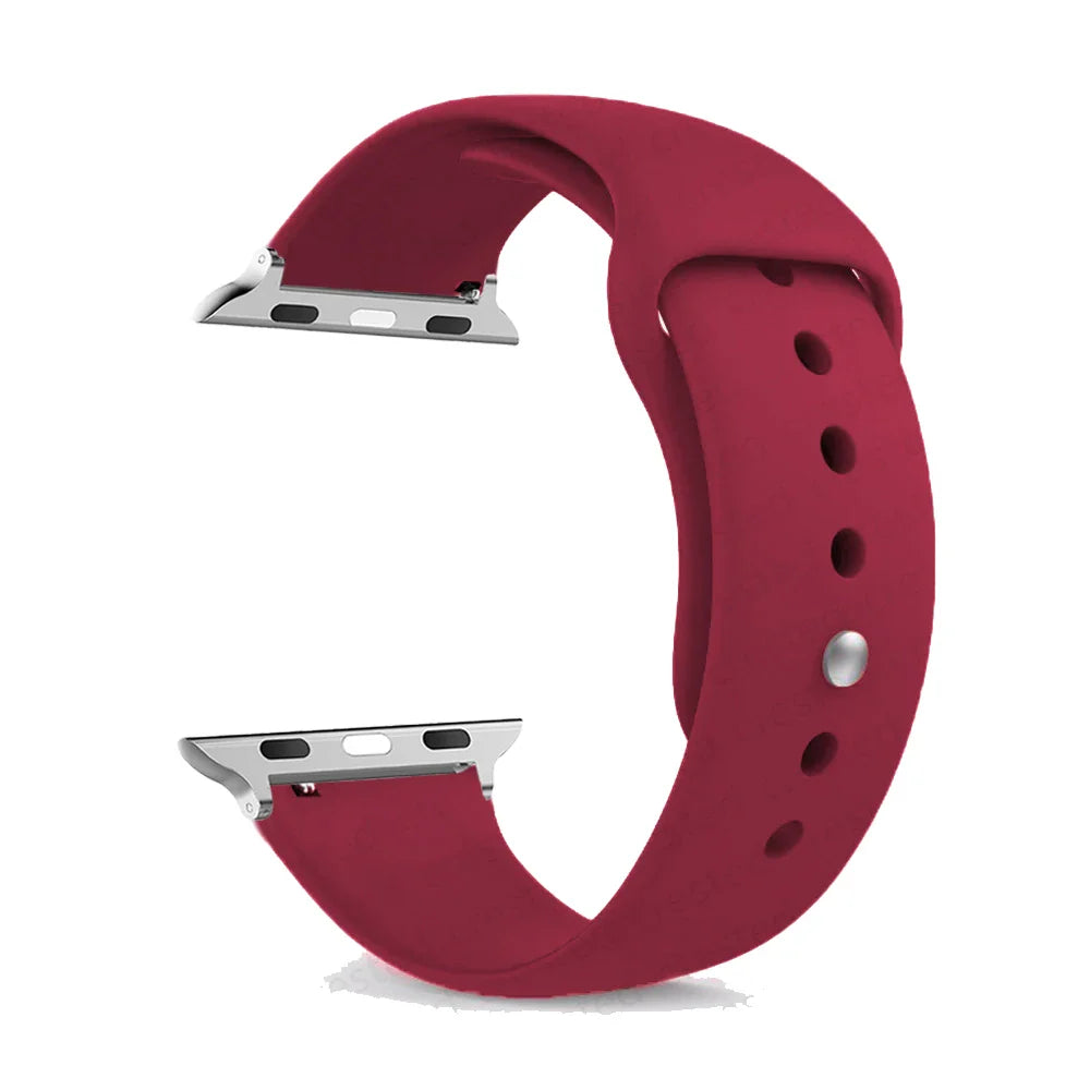 Apple Watch Silicone Strap - Comfortable Waterproof Band