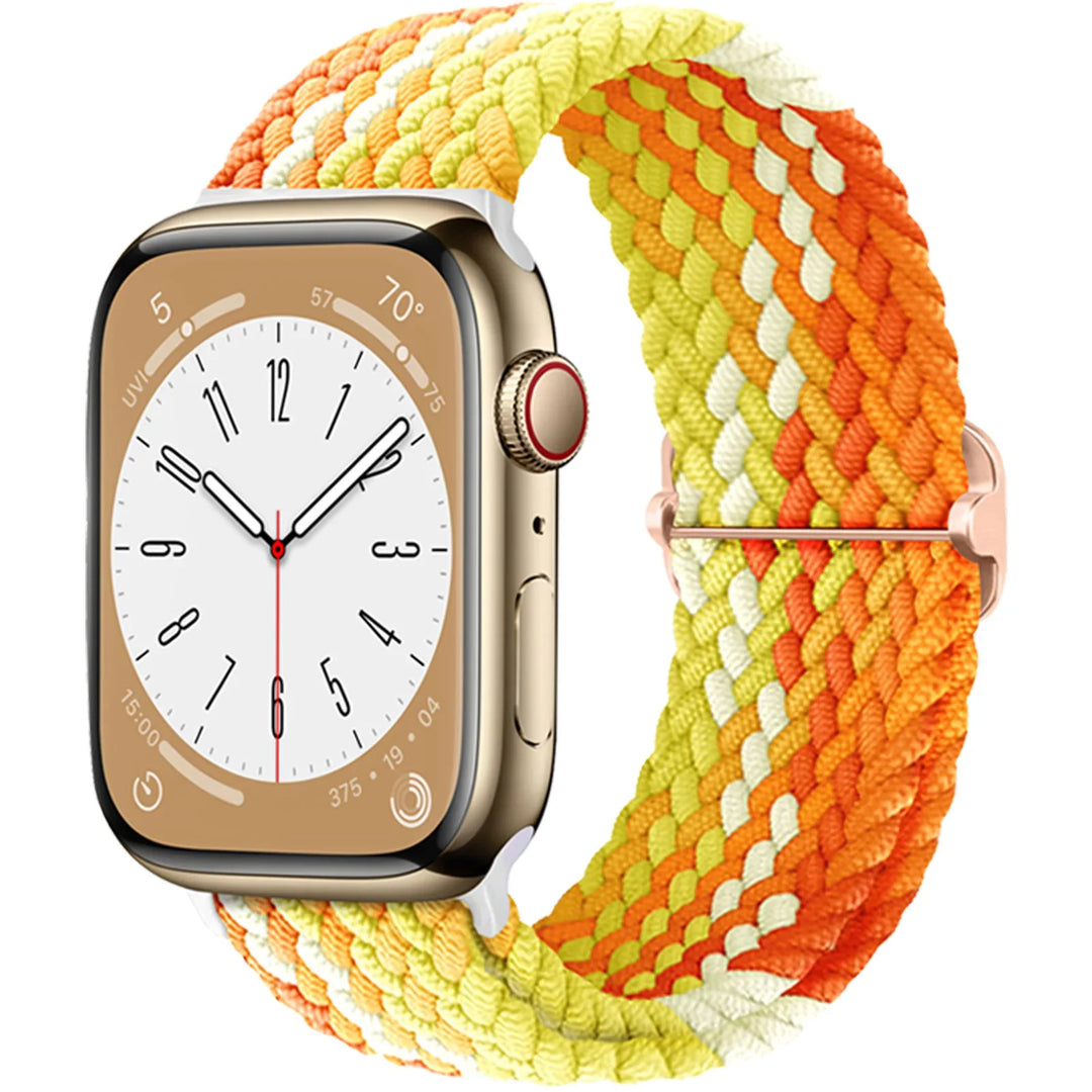 Apple Watch Braided Strap - Soft Elastic Nylon Band