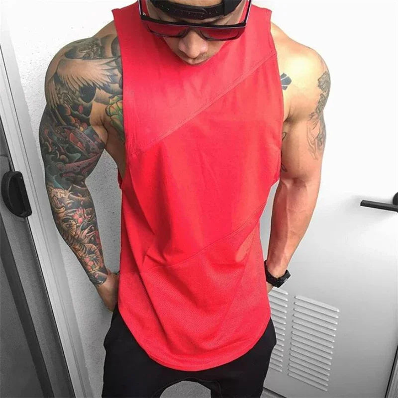 MuscleFlex Stringer Vest: Gym & Hip Hop Tank