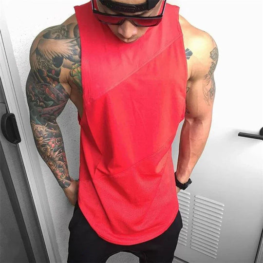 MuscleFlex Stringer Vest: Gym & Hip Hop Tank