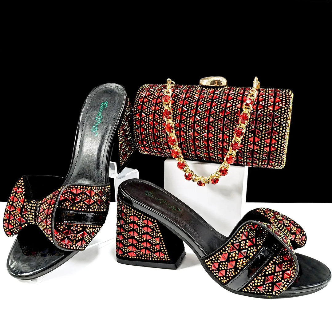 High Quality Ladies Shoes And Bags Set HJJ1-10