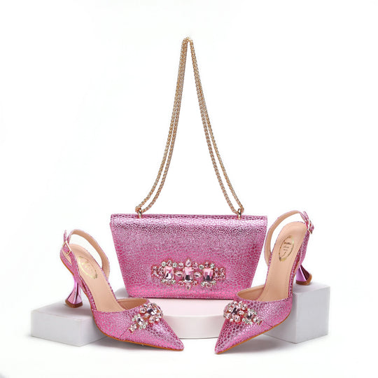 High Quality Style Ladies Shoes And Bags Set HMA1-4