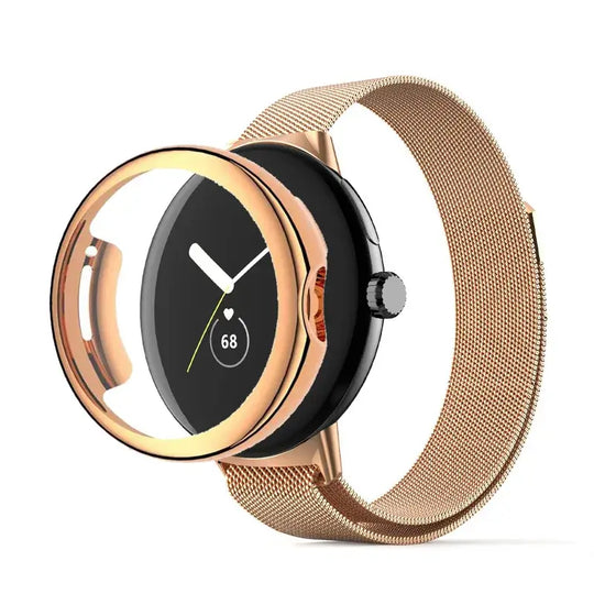 Google Pixel Stainless Steel Band and Case - Premium Design