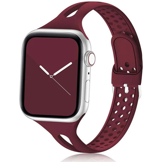 Apple Watch Silicone Strap - Soft Flexible Breathable Band