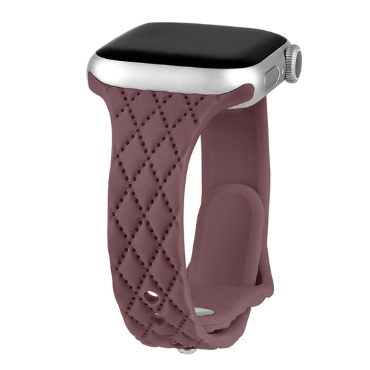 Apple Watch Silicone Strap - Slim Engraved Comfort Fit