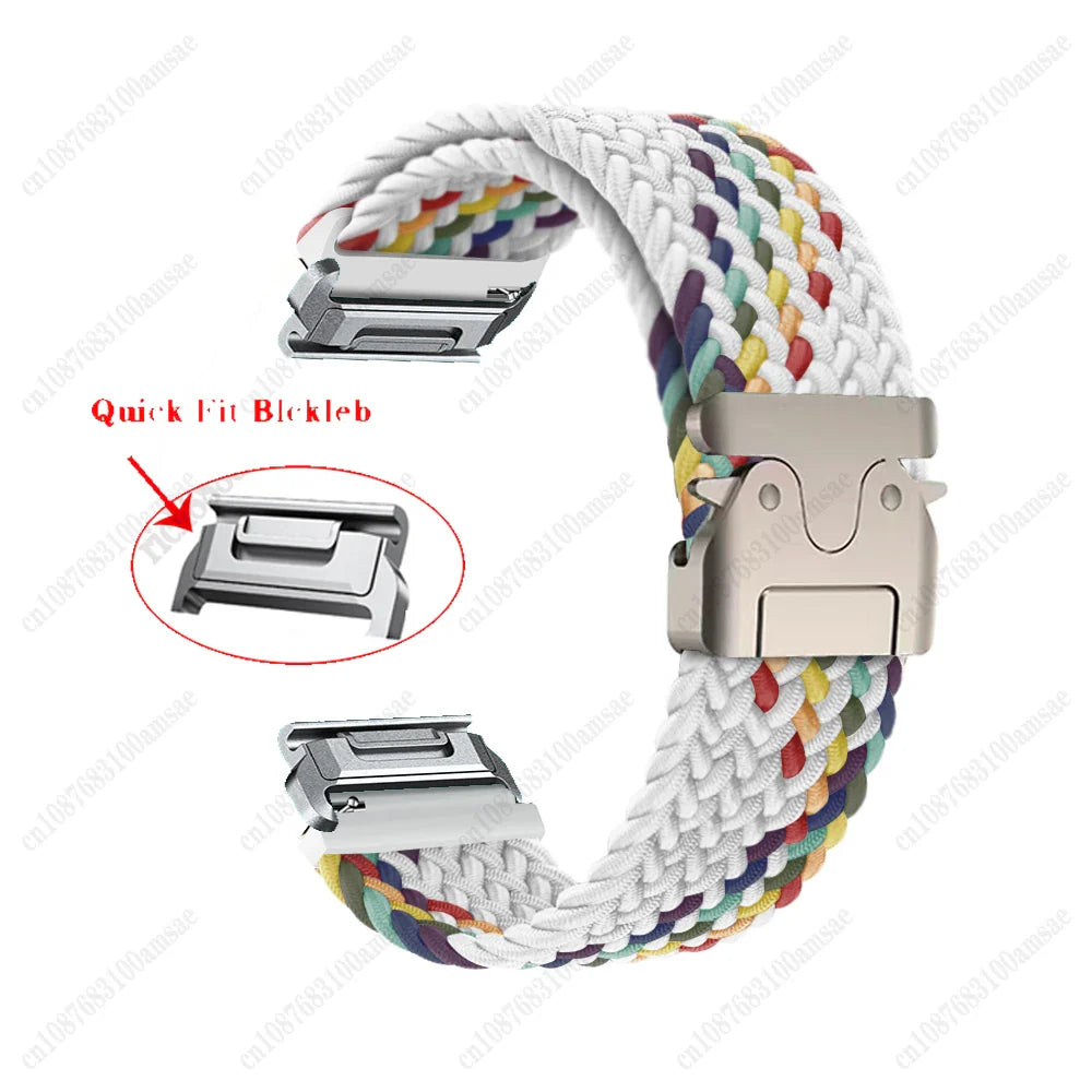 Garmin Braided Nylon Strap - Durable, Lightweight, Colorful