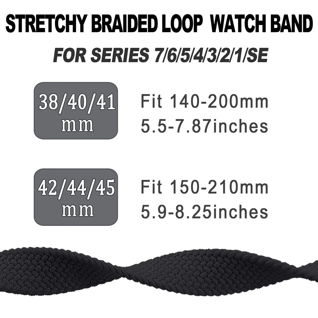Apple Watch Nylon Band - Soft Breathable Braided Strap