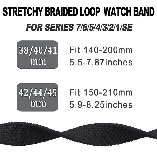 Apple Watch Nylon Band - Soft Breathable Braided Strap