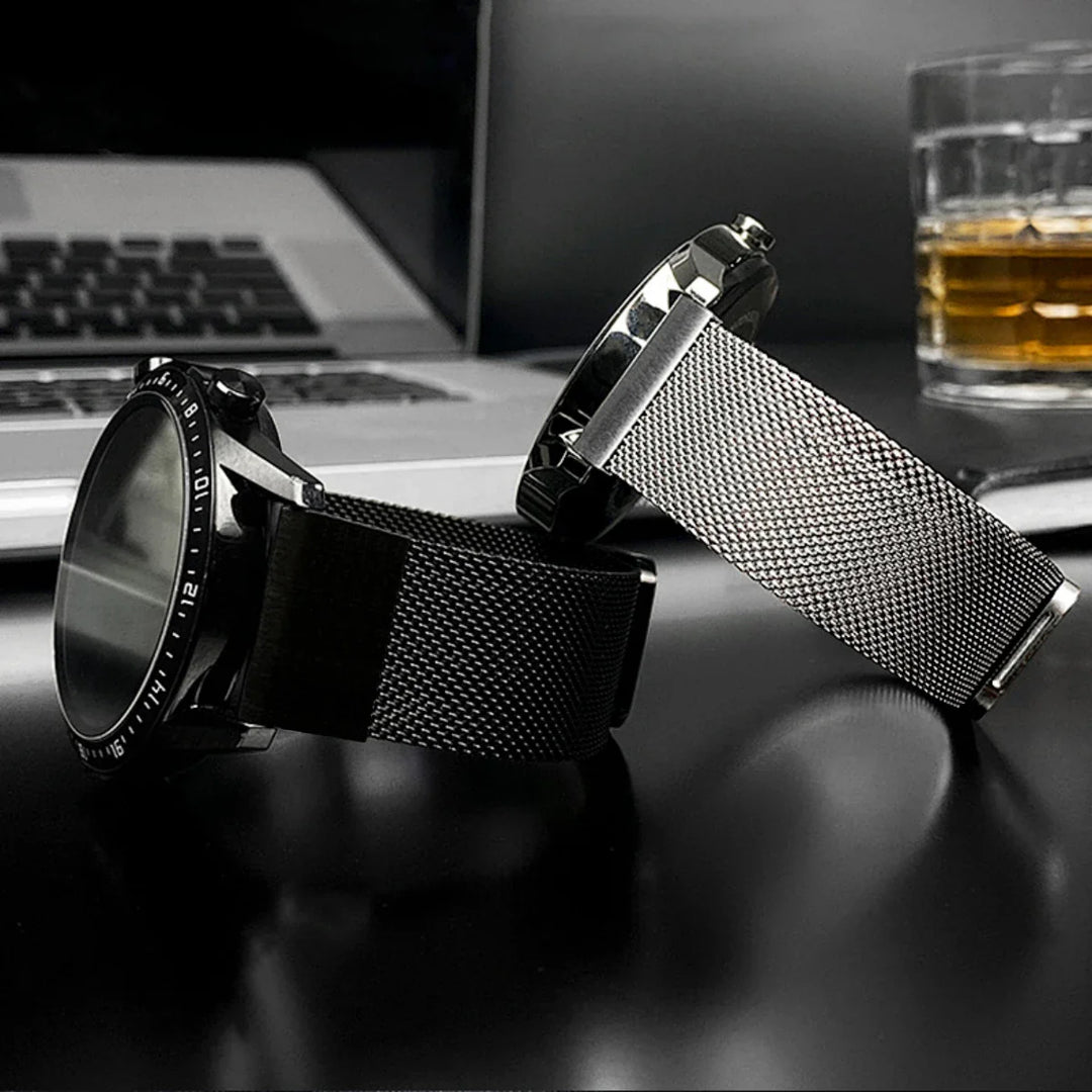 Garmin Stainless Steel Band - Durable Metal Strap Bracelet