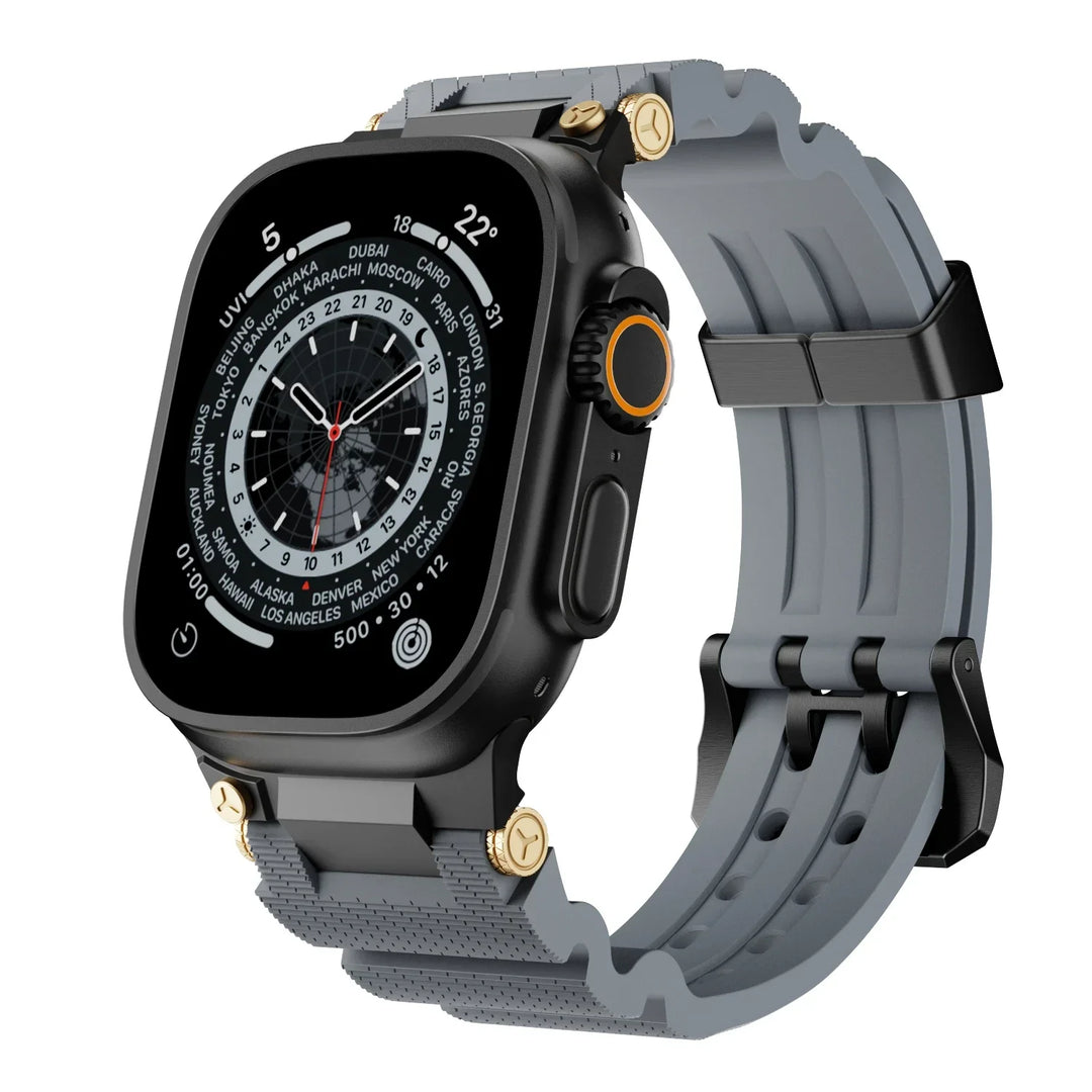 Apple Watch Silicone Sports Strap - Waterproof Rubber Band