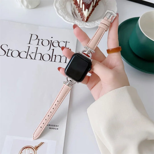 Apple Watch Genuine Leather Strap - Classic Durable Design