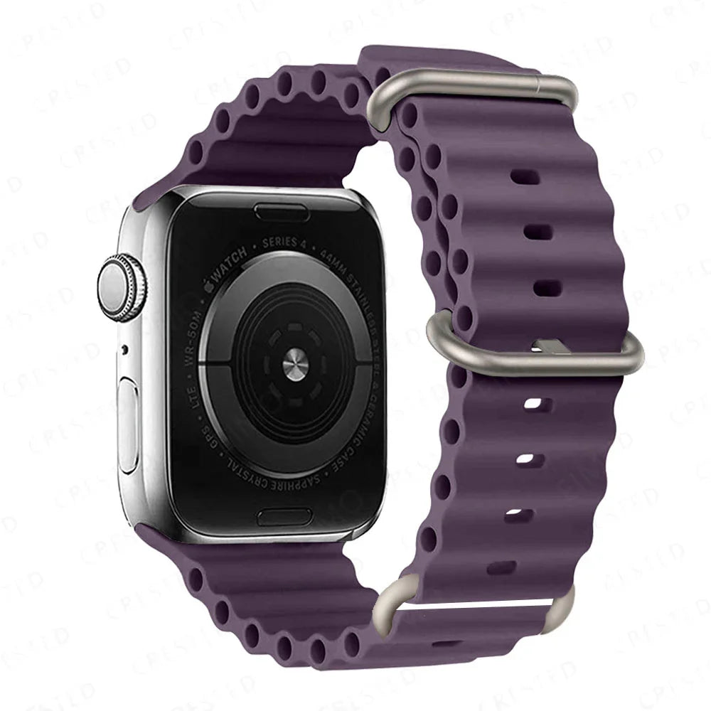 Apple Watch Silicone Strap - Waterproof and Breathable Band