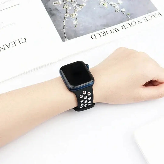 Apple Watch Silicone Band - Soft Breathable Design