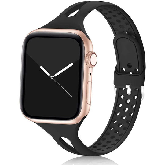 Apple Watch Silicone Strap - Soft Flexible Breathable Band