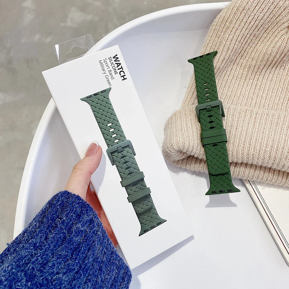 Apple Watch Silicone Strap - Soft Comfortable Rubber Band