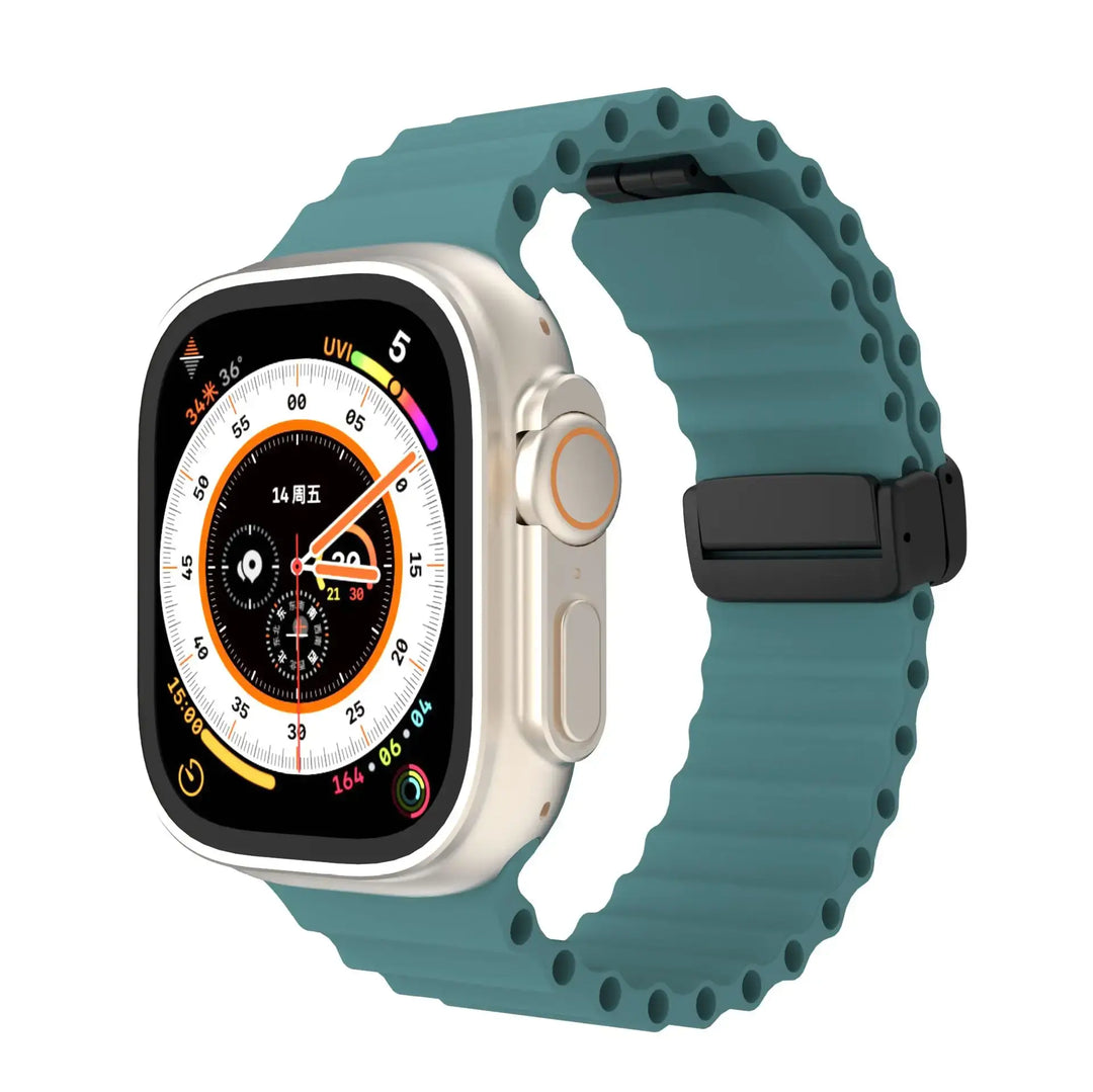 Apple Watch Silicone Strap - Soft Flexible Magnetic Design