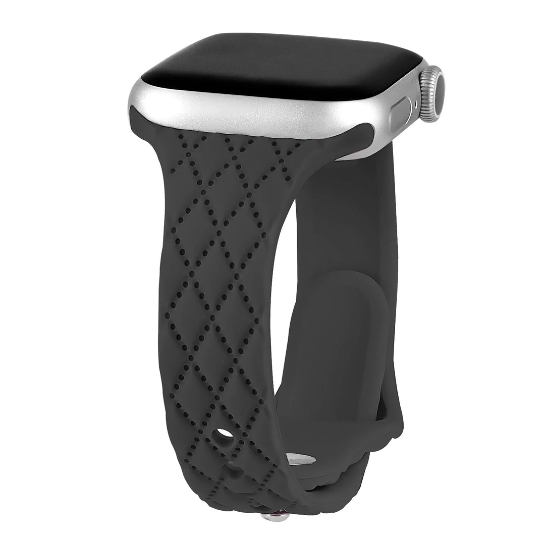 Apple Watch Silicone Strap - Slim Engraved Comfort Fit