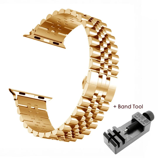 Apple Watch Stainless Steel Strap - Elegant Durable Design