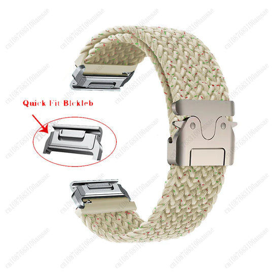 Garmin Braided Nylon Strap - Durable, Lightweight, Colorful