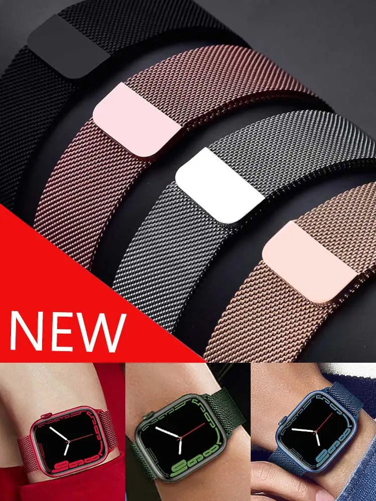Apple Watch Milanese Loop Band - Premium Stainless Steel, Sleek
