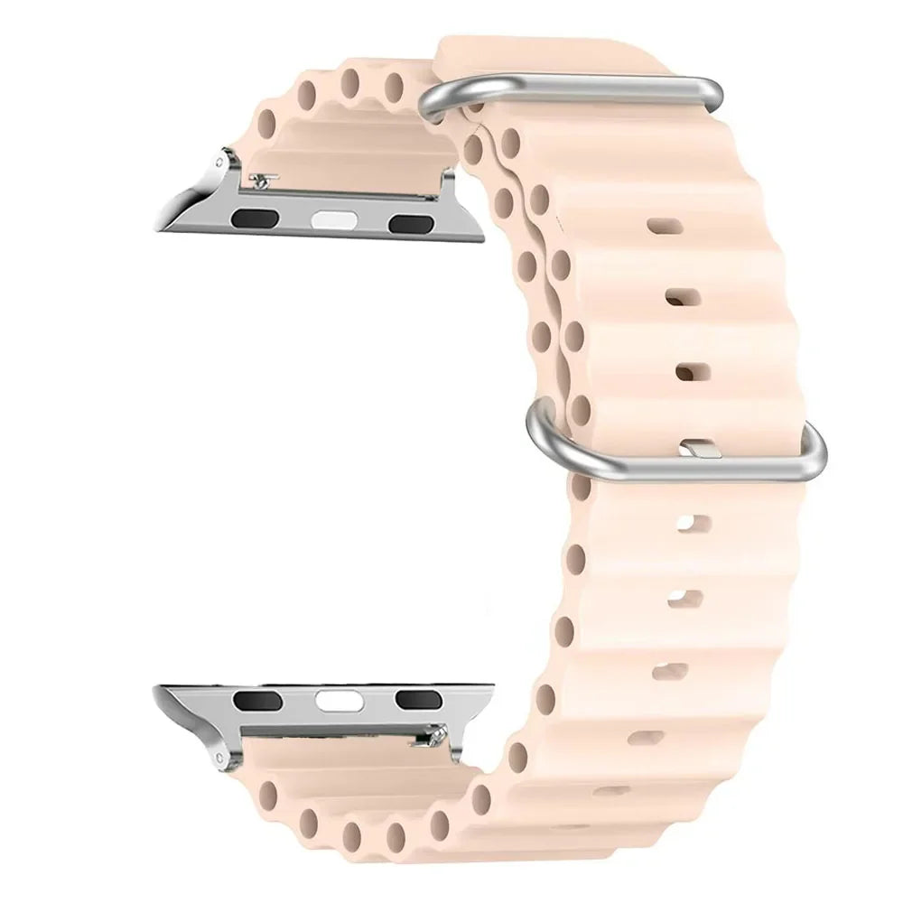 Apple Watch Silicone Strap - Soft Waterproof and Breathable