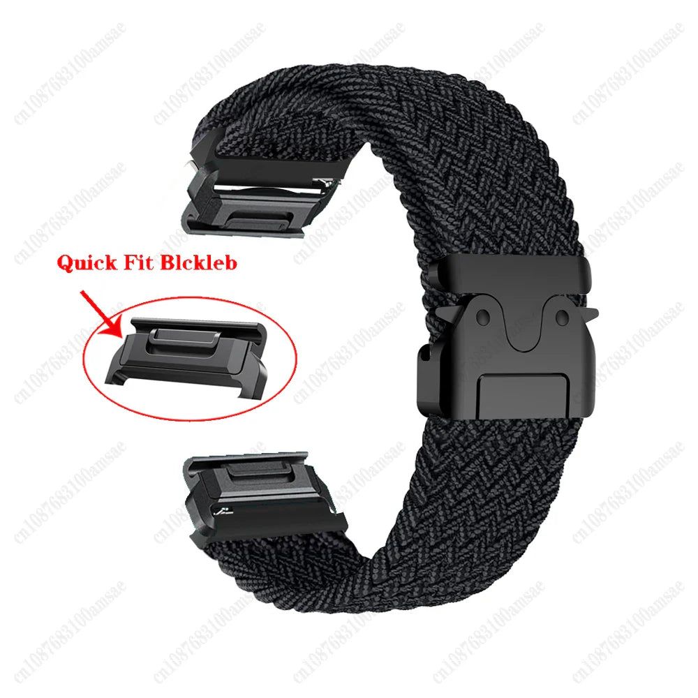 Garmin Braided Nylon Strap - Durable, Lightweight, Colorful