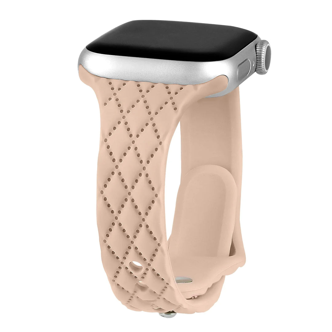 Apple Watch Silicone Strap - Slim Engraved Comfort Fit