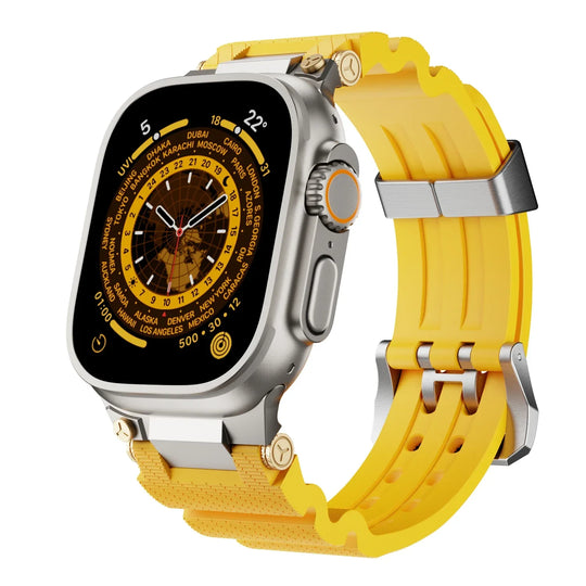 Apple Watch Silicone Sports Strap - Waterproof Rubber Band