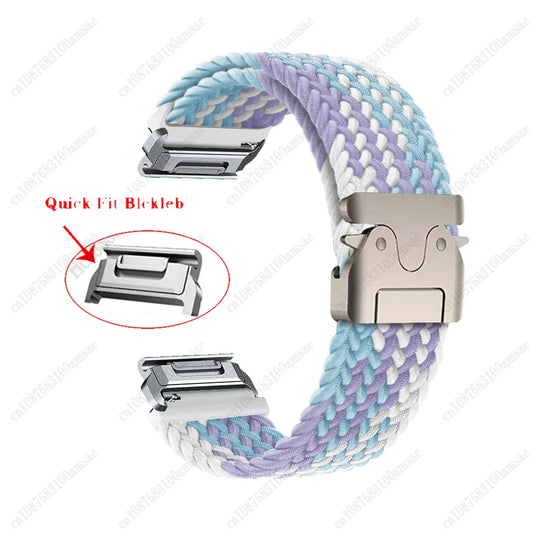 Garmin Braided Nylon Strap - Durable, Lightweight, Colorful