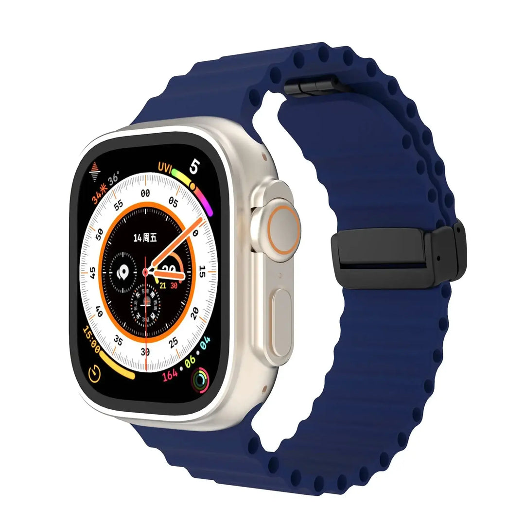 Apple Watch Silicone Strap - Soft Flexible Magnetic Design